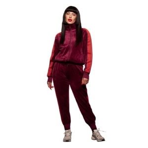 Ivy Park Red Velour Tracksuit
